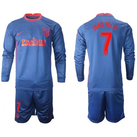 Atlético Madrid Joao Felix 7 Kind Uittenue 2020-21 L/S